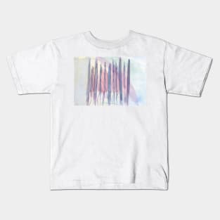 Pastel Colors Abstract. Watercolor Abstract Painting Kids T-Shirt